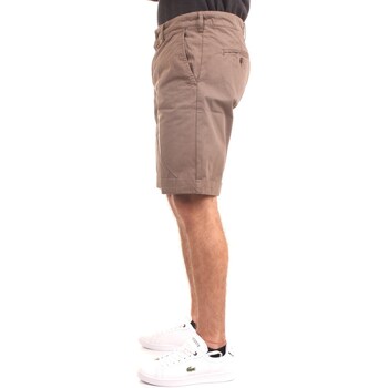 Favourites Navy Blue White Stripe Chino Knee Shorts Inactive