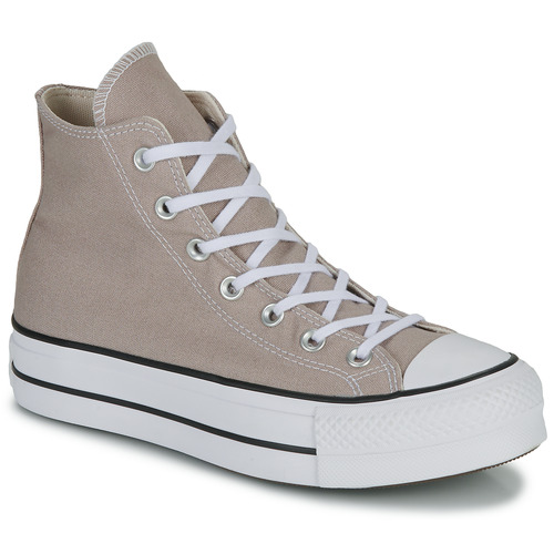 Sapatos Mulher Converse chuck taylor as core m9697m Converse CHUCK TAYLOR ALL STAR LIFT PLATFORM SEASONAL COLOR Bege