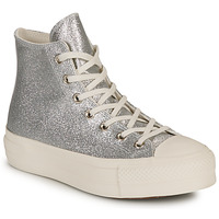 Sapatos Mulher Sapatilhas de cano-alto Converse A01795C CHUCK TAYLOR ALL STAR LIFT Prata