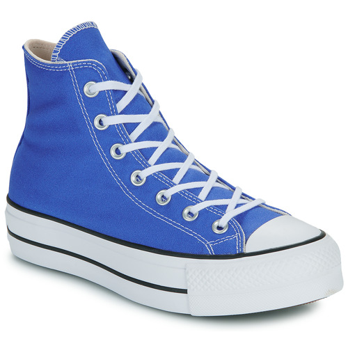 Sapatos Mulher Sapatilhas de cano-alto Converse Gray CHUCK TAYLOR ALL STAR LIFT Azul