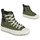 Sapatos Converse Ctas Ox Dark Grey Lemon Venom White CHUCK TAYLOR ALL STAR BERKSHIRE BOOT Verde