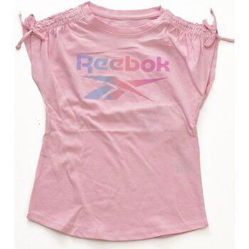 Textil Criança T-shirts e Pólos reebok SMILEY Sport H4806RG Rosa