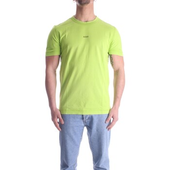 Textil Homem T-Shirt Athletics mangas curtas BOSS 50477433 Verde