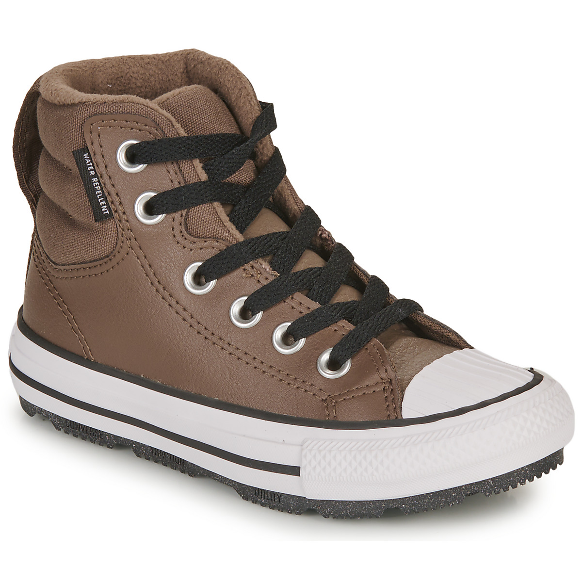 Sapatos Rapaz Sapatilhas de cano-alto Converse cable Converse cable Adds "Gore-Tex" To The Chuck Taylor For The Fall Season LINED Castanho