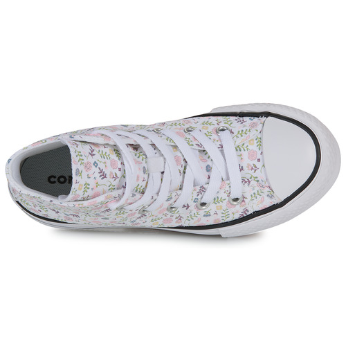 Converse CHUCK TAYLOR ALL STAR EVA LIFT PLATFORM FELINE FLORALS Branco / Multicolor