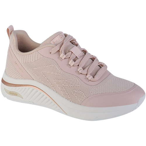 Sapatos Mulher Sapatilhas Skechers Arch Fit S-Miles - Sonrisas Bege