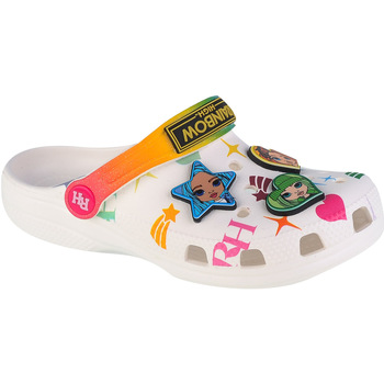 Sapatos Rapariga Chinelos Crocs Classic Rainbow High Kids Clog Branco