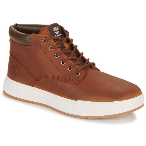 Sapatos Homem Portefeuille homme grand format Timberland TB0A23N60361 036 Timberland MAPLE GROVE LEATHER CHUKKA Castanho