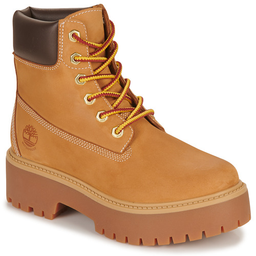 Sapatos Mulher Botas baixas Timberland Wheat TBL PREMIUM ELEVATED 6 IN WP Camel