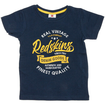 Textil Criança T-Shirt mangas curtas Redskins  Azul