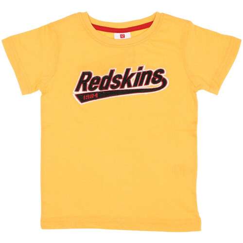 Textil Criança T-Shirt mangas curtas Redskins  Amarelo