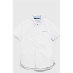 Textil Rapaz Camisas mangas comprida Pepe jeans PB302320-800-1-19 Branco