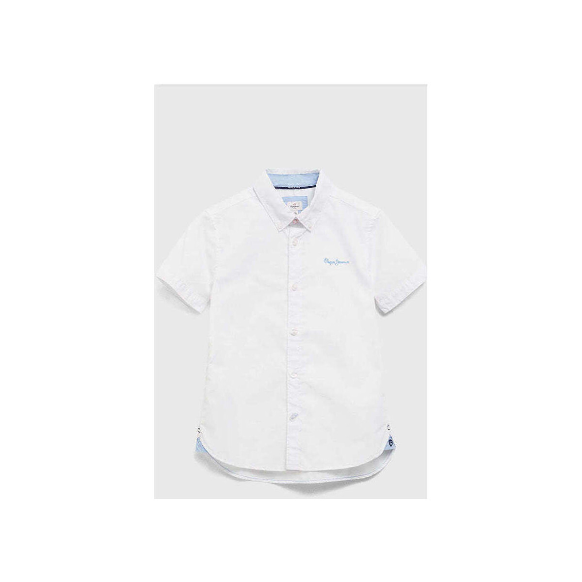 Textil Rapaz Camisas mangas comprida Pepe jeans PB302320-800-1-19 Branco