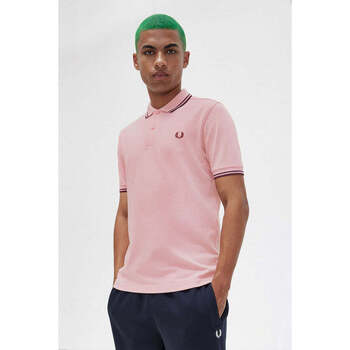 Textil Homem T-shirts e Pólos Fred Perry M3600-S29-9-3 Rosa