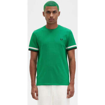 Textil Homem T-shirts e Pólos Fred Perry M5609-R34-4-1 Verde