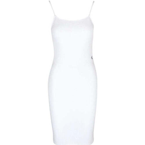 Textil Mulher Vestidos compridos Calvin Klein Jeans  Branco