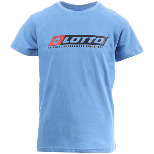 Textil Rapaz T-Shirt mangas curtas Lotto  Azul