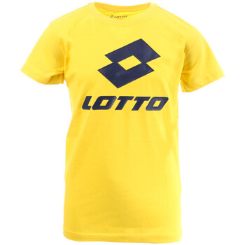 Textil Rapaz T-Shirt embroidery mangas curtas Lotto  Amarelo