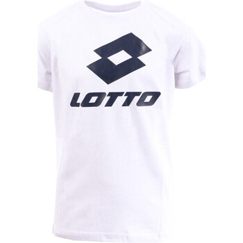 Textil Rapaz T-Shirt mangas curtas Lotto  Branco