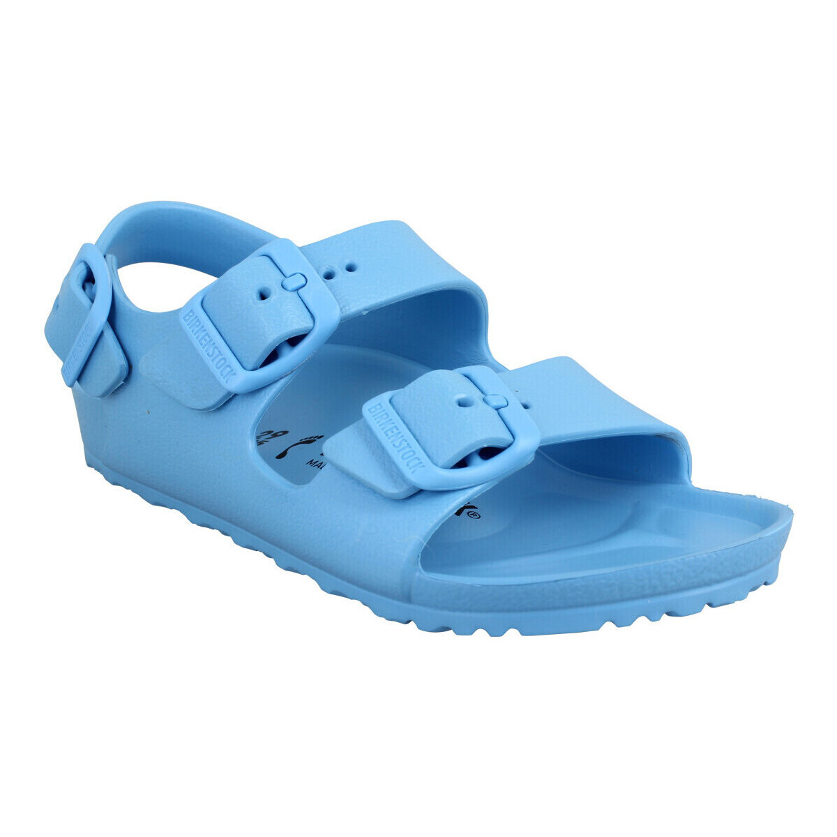 Sapatos Criança Sandálias Birkenstock Milano Eva Enfant Sky Blue Azul
