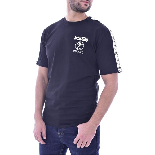 Textil Homem Classics Short Sleeves Womens T-Shirt Moschino ZPJ0708 2041 Preto