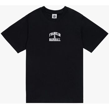 Textil Homem T-shirts e Pólos Franklin & Marshall JM3009.1009P01-980 Preto