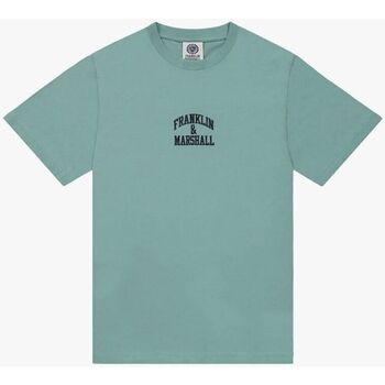 Textil Homem T-shirts e Pólos Franklin & Marshall JM3009.1009P01-123 Verde