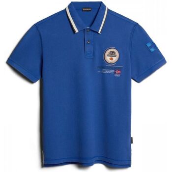 Textil Homem T-shirts e Pólos Napapijri GANDY 4 - NP0A4H8R-B5A1 BLU MAZARIN Azul