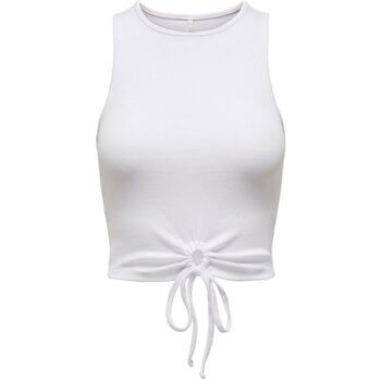 Textil Mulher Tops sem mangas Only 15294173 NILAN-BRIGHT WHITE Branco