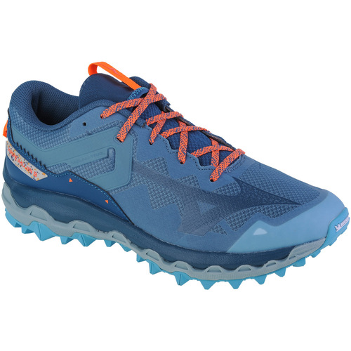 Sapatos Homem zapatillas de running Mizuno Elektryczna trail amortiguación media mejor valoradas Mizuno Elektryczna Wave Mujin 9 Azul