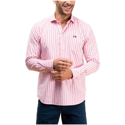 Textil Homem Camisas mangas comprida Scotta  Rosa