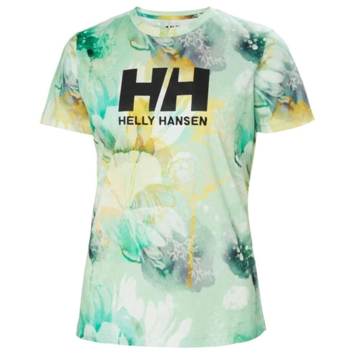 Textil Mulher T-Shirt mangas curtas Helly Hansen  Verde
