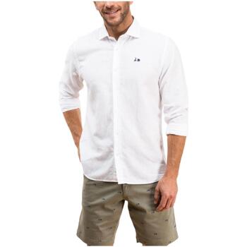 Textil Homem Camisas mangas comprida Scotta  Branco