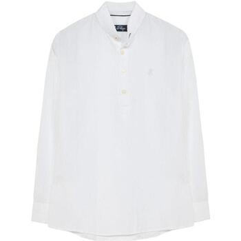 Textil Rapaz Camisas single-breasted comprida Elpulpo  Branco