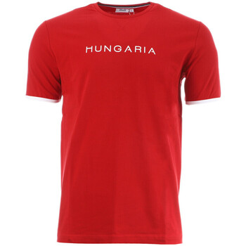 Textil Homem T-Shirt mangas curtas Hungaria  Vermelho