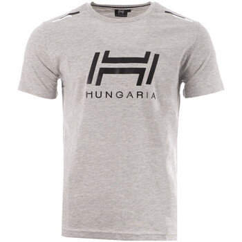 Textil Homem T-Shirt mangas curtas Hungaria  Cinza