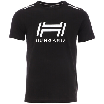 Textil Homem T-Shirt mangas curtas Hungaria  Preto