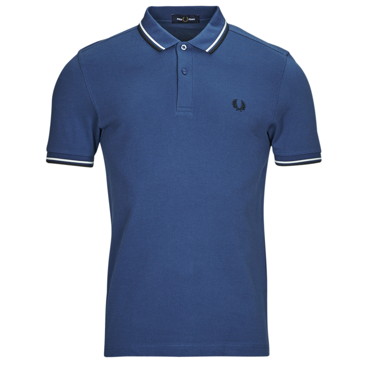 Textil Homem Polos mangas curta Fred Perry TWIN TIPPED FRED PERRY SHIRT Regular Fit Patterned Shirt
