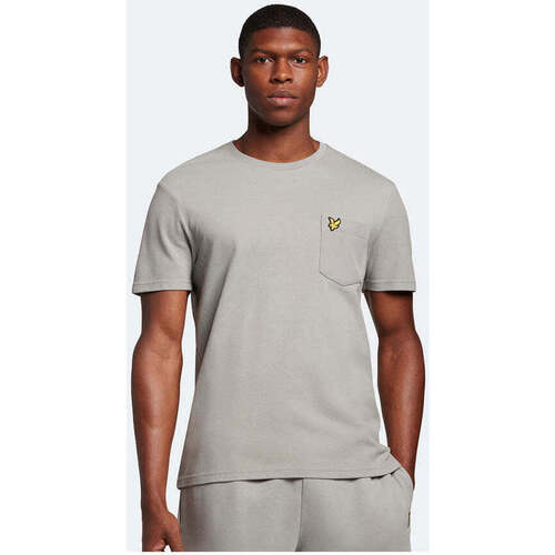 Textil Homem T-shirts e Pólos Nike mini swoosh print t-shirt in white TS1816V1-8-1 Cinza
