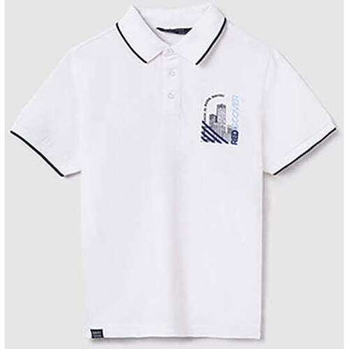 Textil Rapaz T-shirts e Pólos Mayoral 6108-59-1-25 Branco
