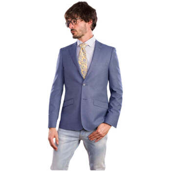 Textil Homem Casacos/Blazers Lafitte 23169-1483-3-56 Azul