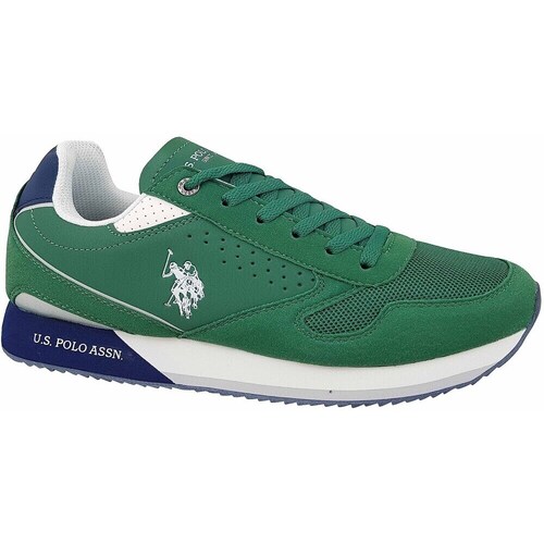 Sapatos Homem Sapatilhas Polo γιακάς με 2 κουμπιά. NOBIL003CGRE001 Verde