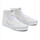 Sapatos Homem Sapatos estilo skate Vans style Sk8-hi flame suede Branco