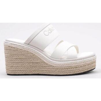 Sapatos Mulher Alpargatas TFG Calvin KLEIN 305W39NYC s latest baby pink bag here WEDGE 50HH - HE Branco