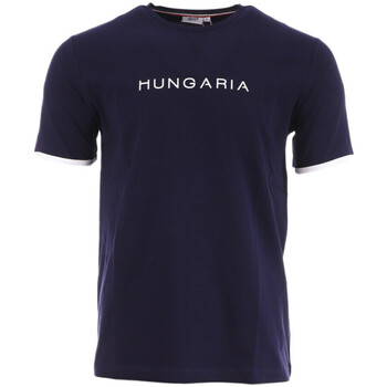 Textil Homem T-Shirt mangas curtas Hungaria  Azul