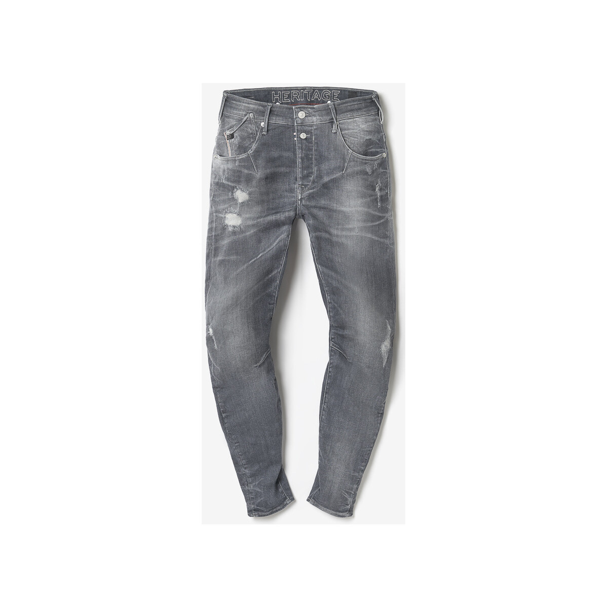 Textil Homem Calças de ganga Le Temps des Cerises Jeans tapered 900/3G, comprimento 34 Cinza