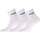 Roupa de interior Meias de desporto Noona PACK 3 ADULTO BAJO BLANCO Branco