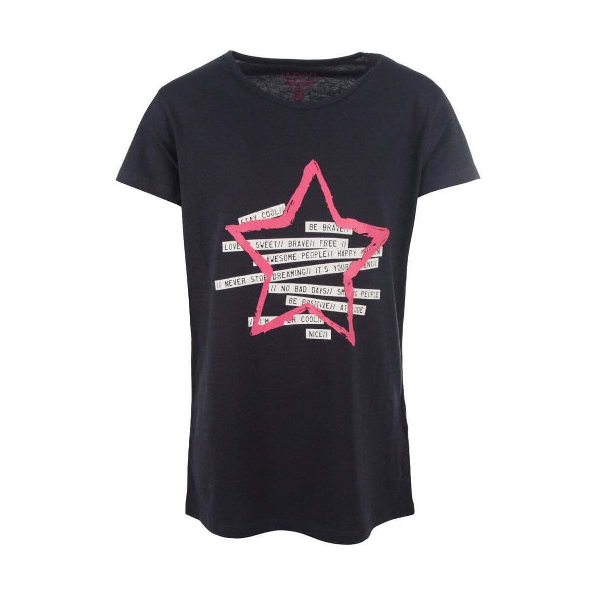 Textil Criança Polos mangas curta Losan CAMISETA BE STAR Marinho