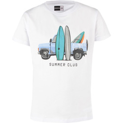 Textil Criança Polos mangas curta Noona SUMMER CLUB Branco