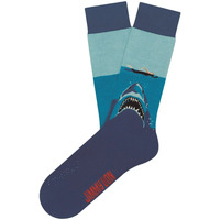 Acessórios Mulher Meias Jimmy Lion Calcetines  Tiburón Azul Azul